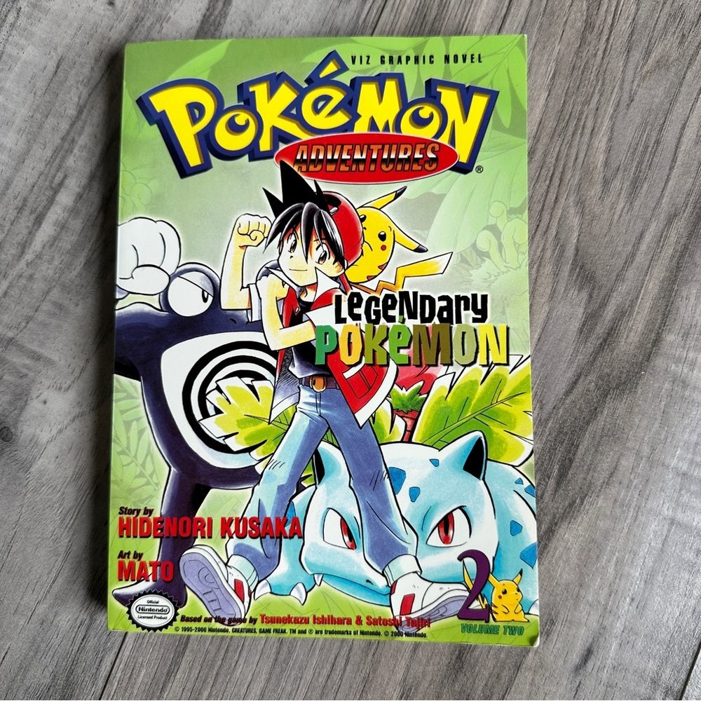 Pokemon Adventures Volume 2  Legendary Pokémon by Hidenori Kusaka Paperback Book